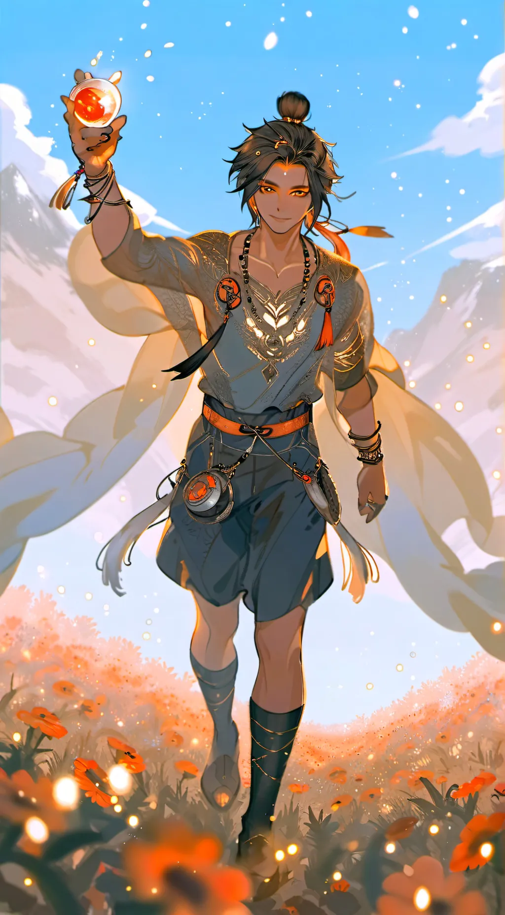 ai character: love potion  background
