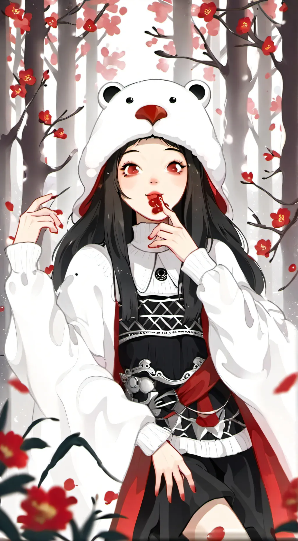 ai character: nari background
