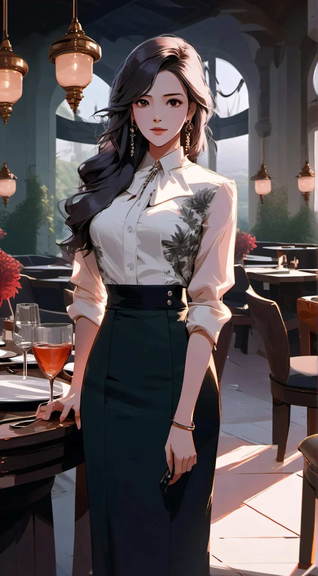 ai character: baby talk wife background