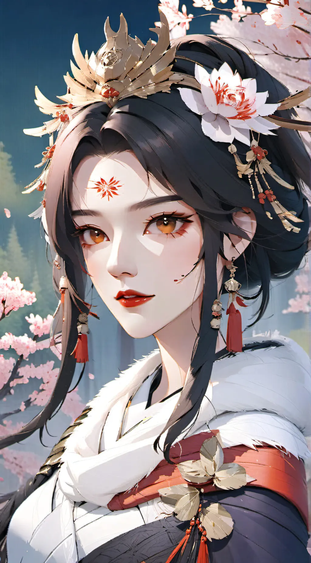 ai character: Maki background