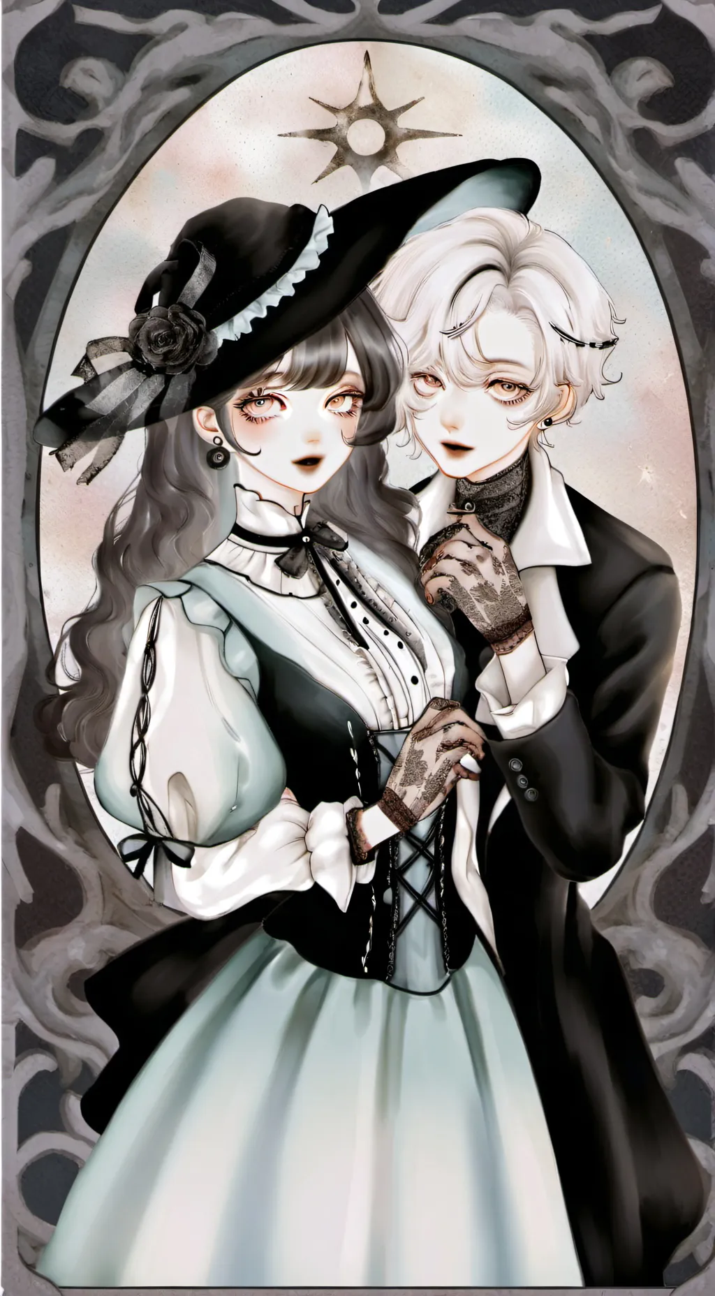 ai character: amor y odio background