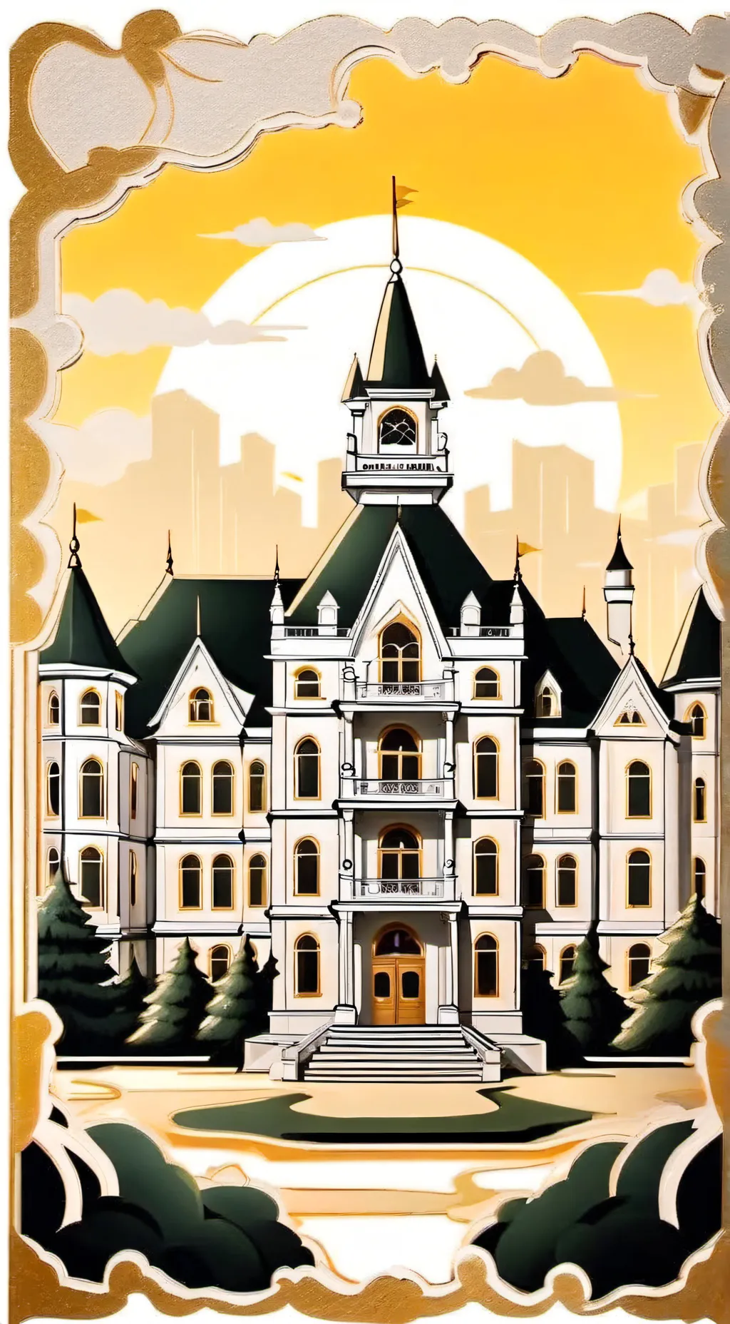 ai character: School fandom fpe background
