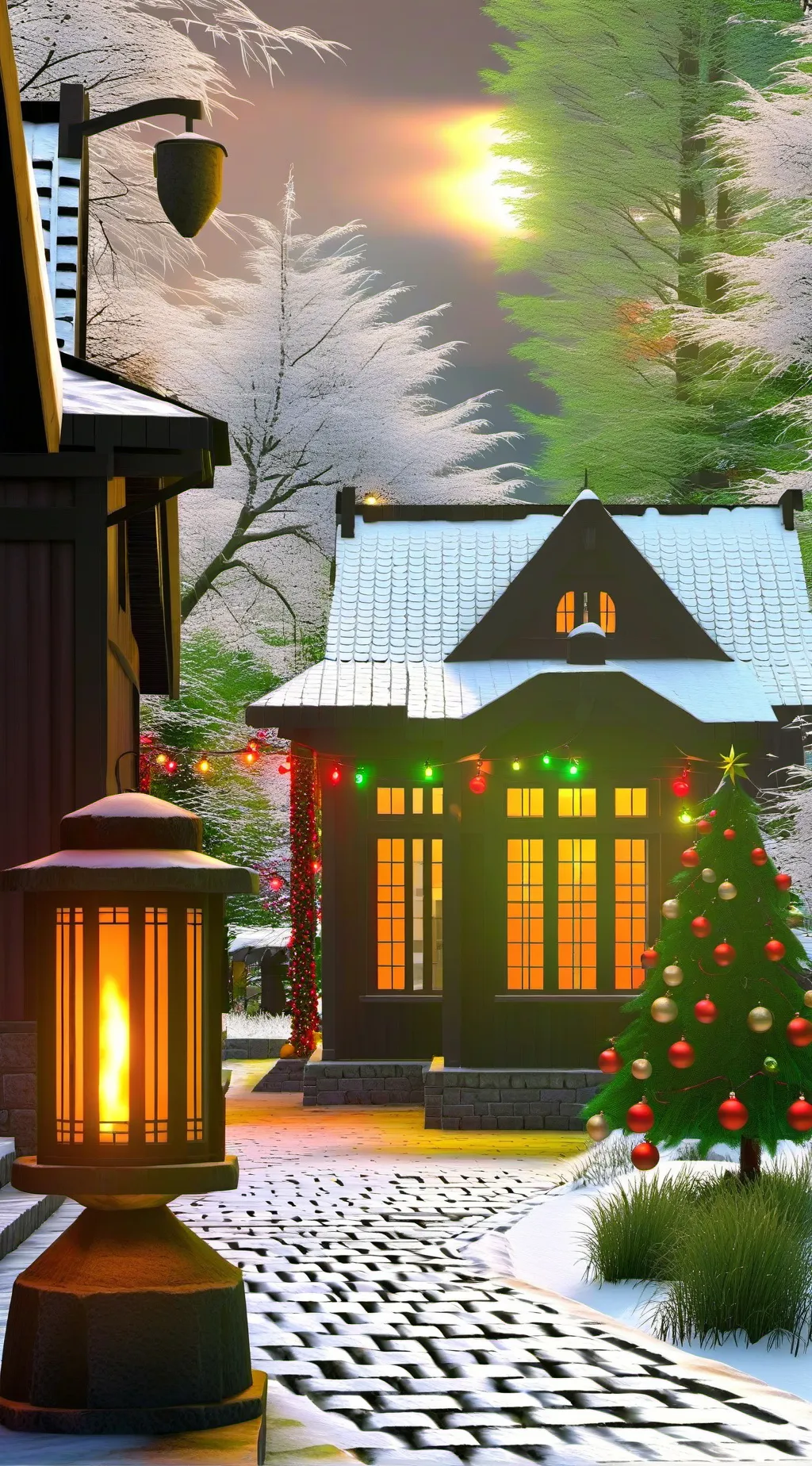 ai character: {∆christmas day∆} background
