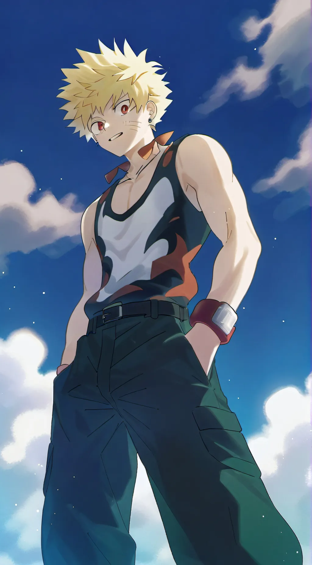 ai character: Bakugo background