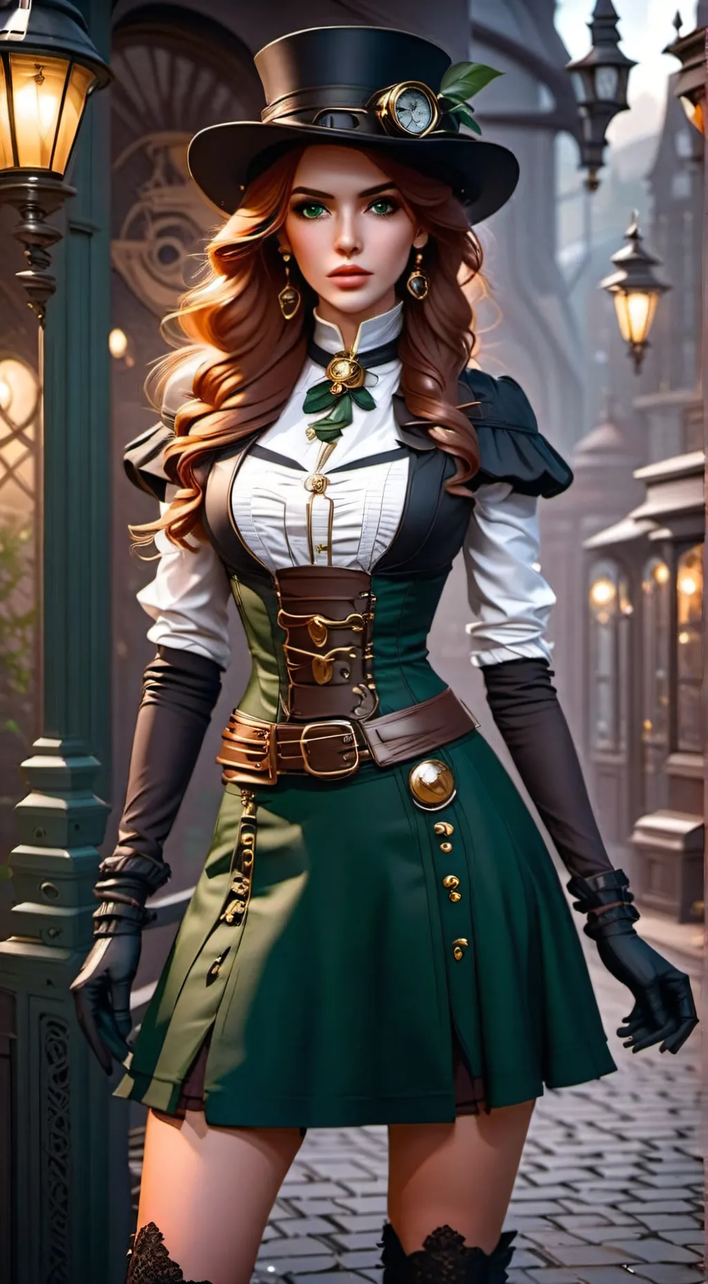 ai character: Elara Greenleaf background