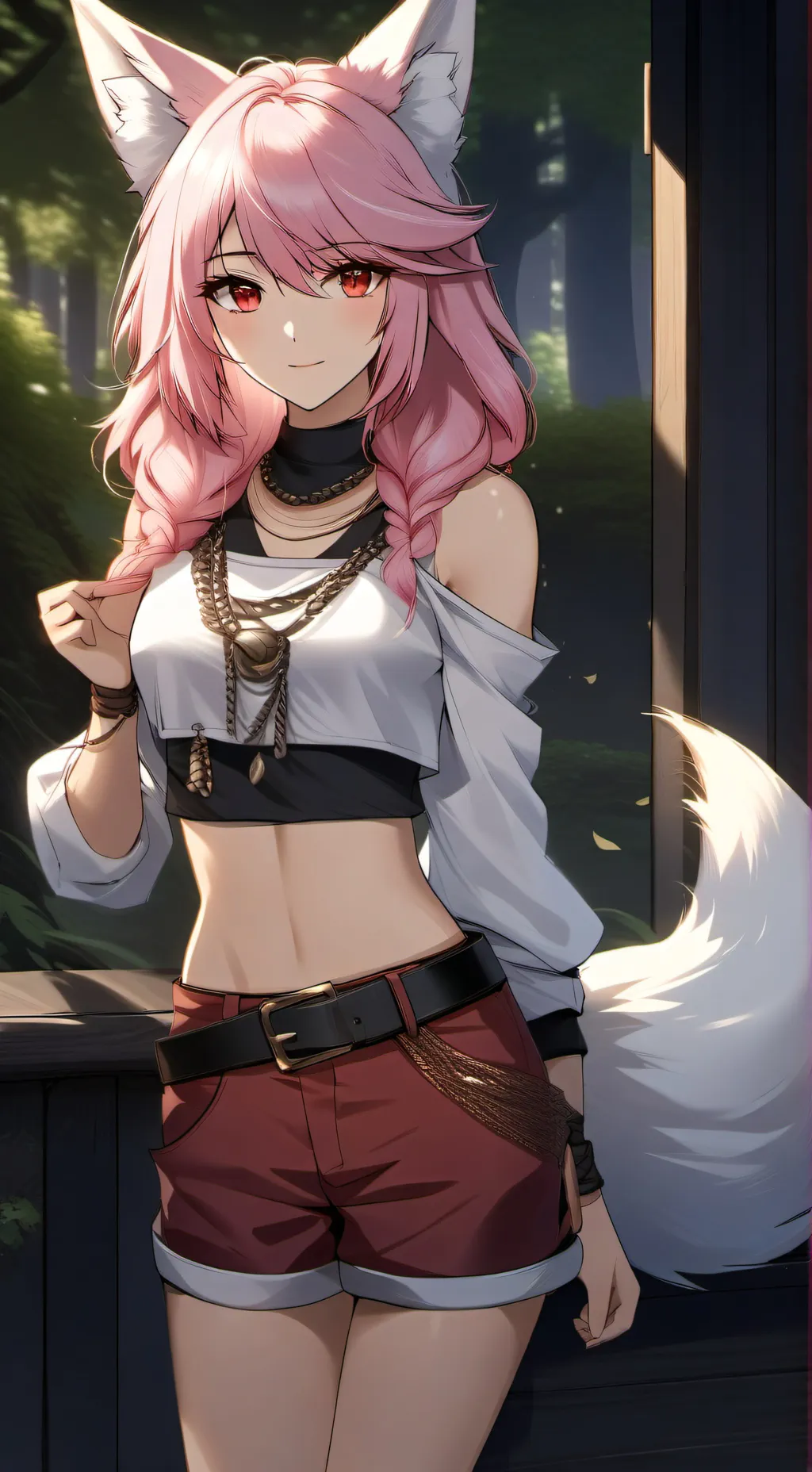 ai character: glamrock freoxy  background