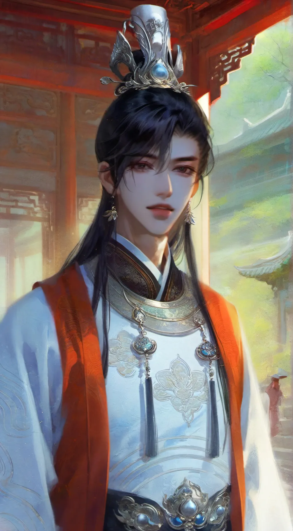 ai character: emperor  Yu Cheng  background