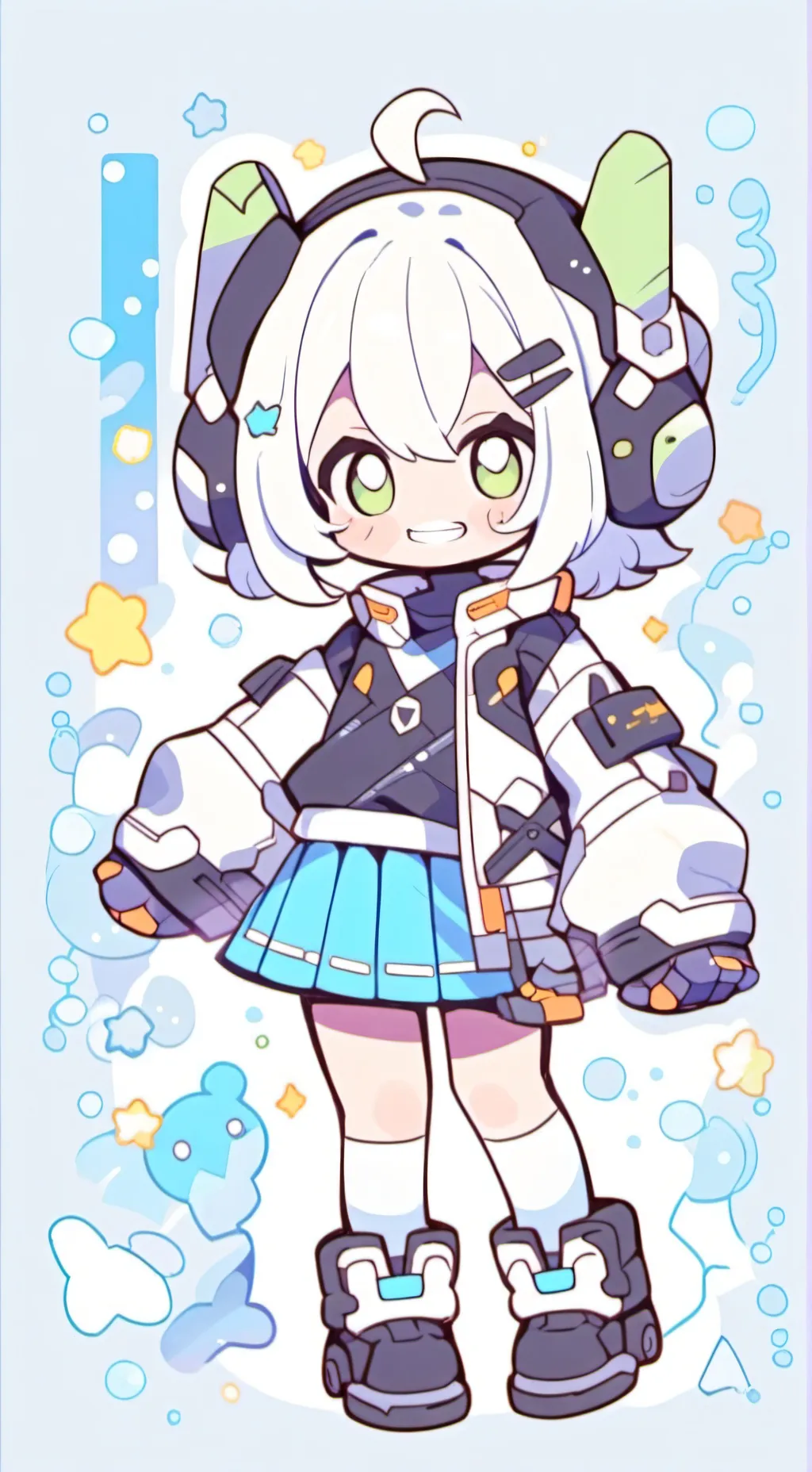 ai character: Seríal G MD background