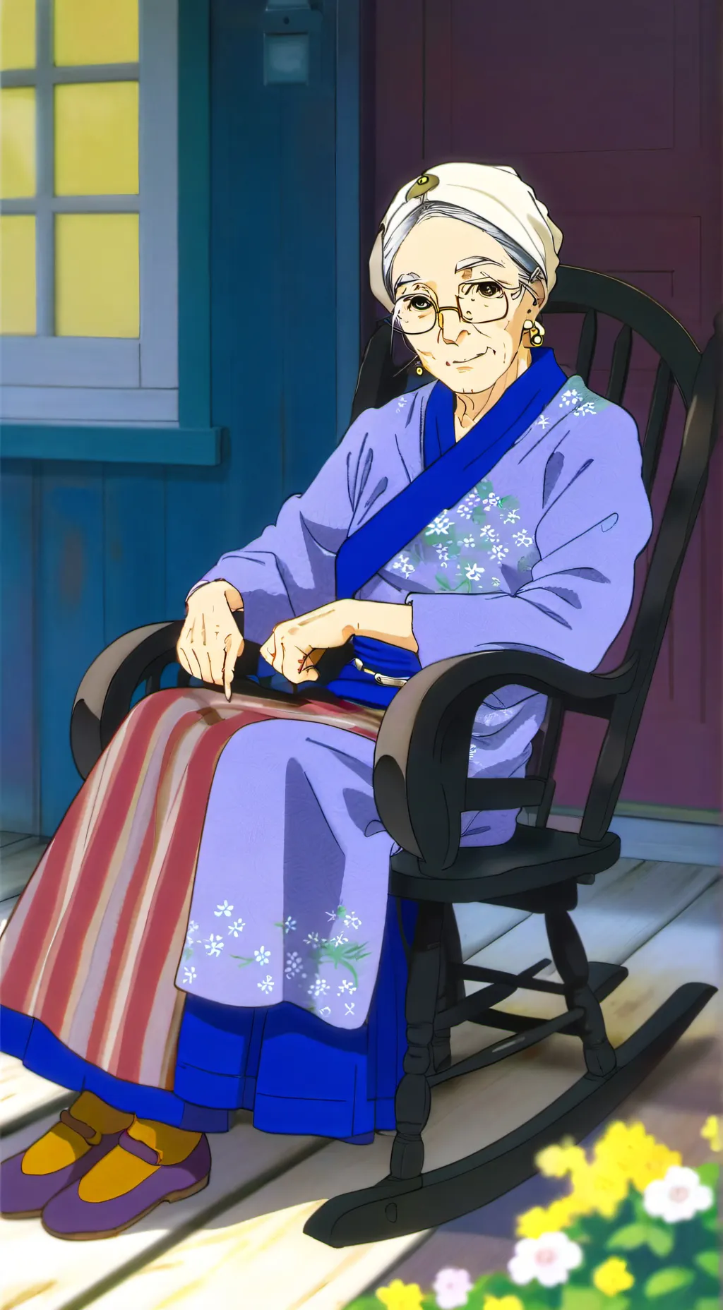 ai character: sent to grandmas  background