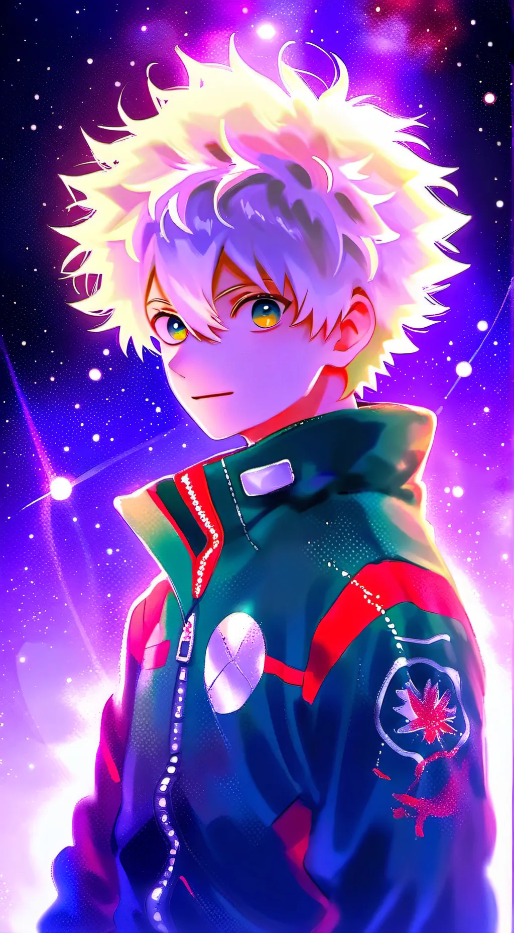 ai character: Young bakugo background