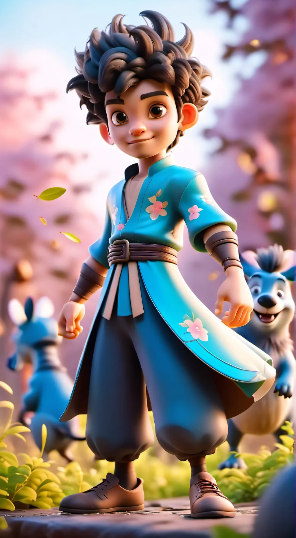 ai character: Sam  background