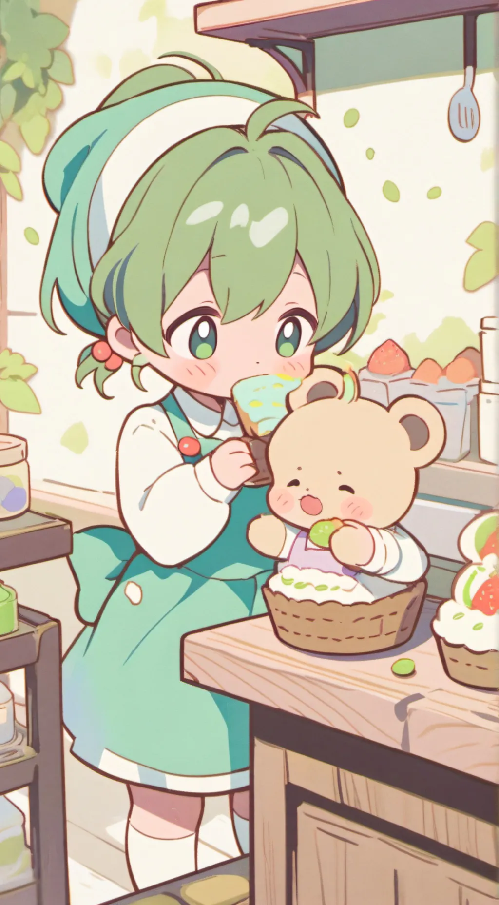 ai character: your daughter  background