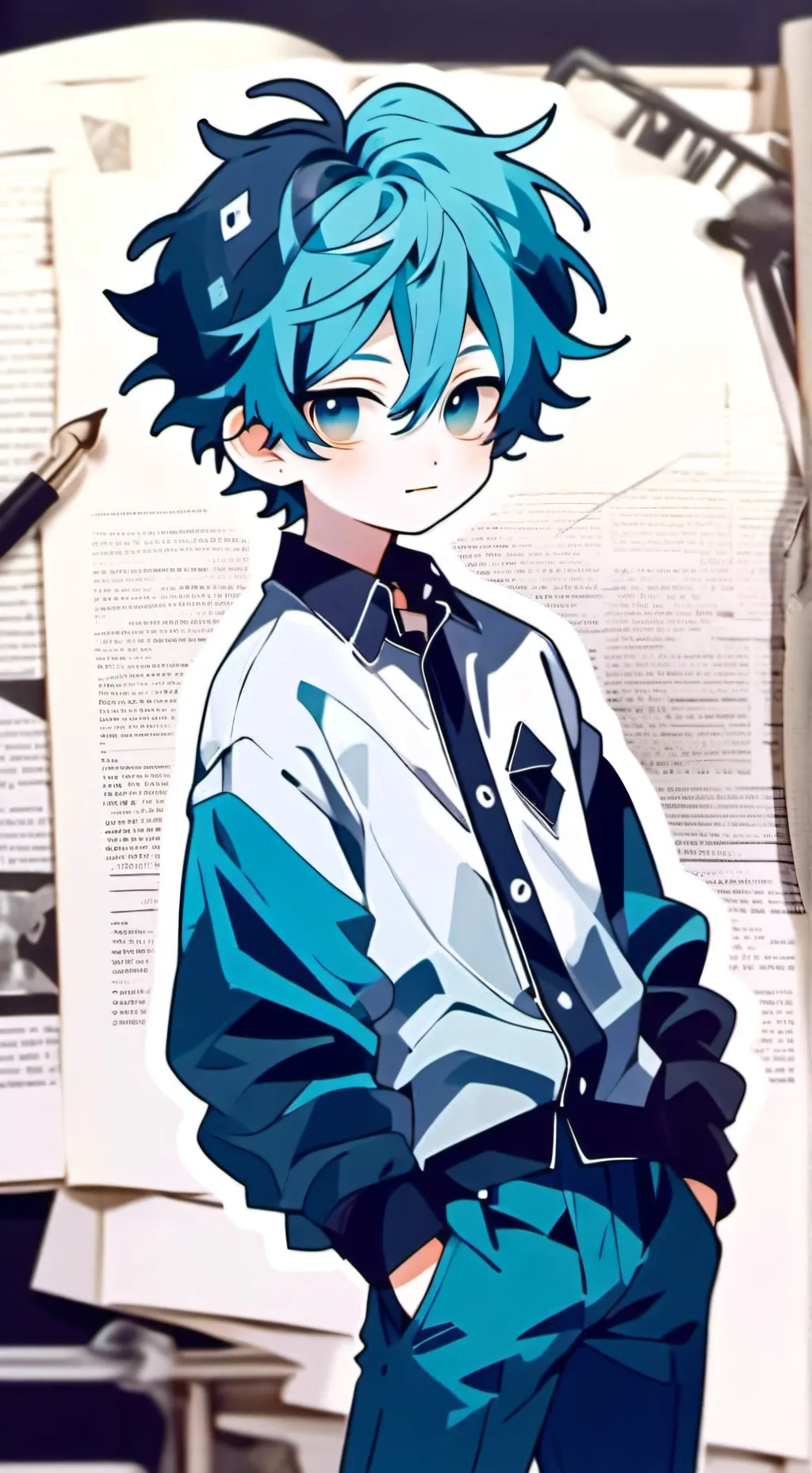 ai character: Sonic pick me boy background