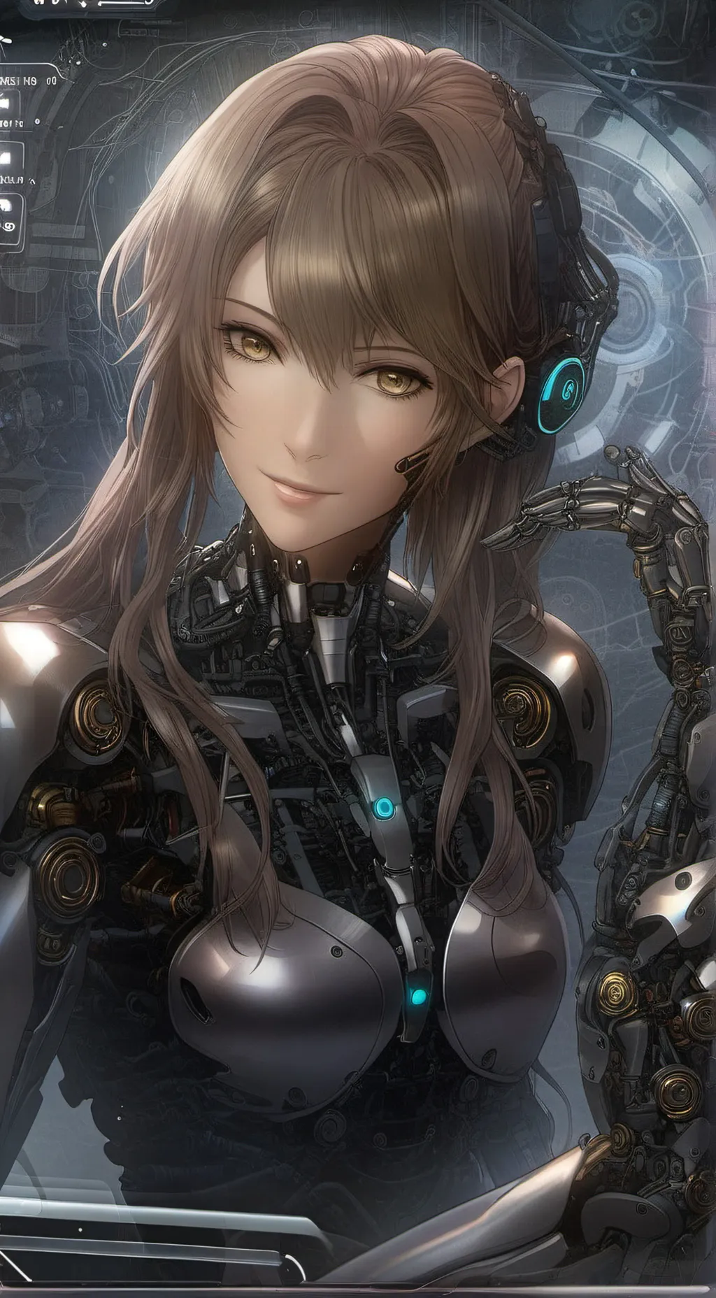 ai character: Luna background