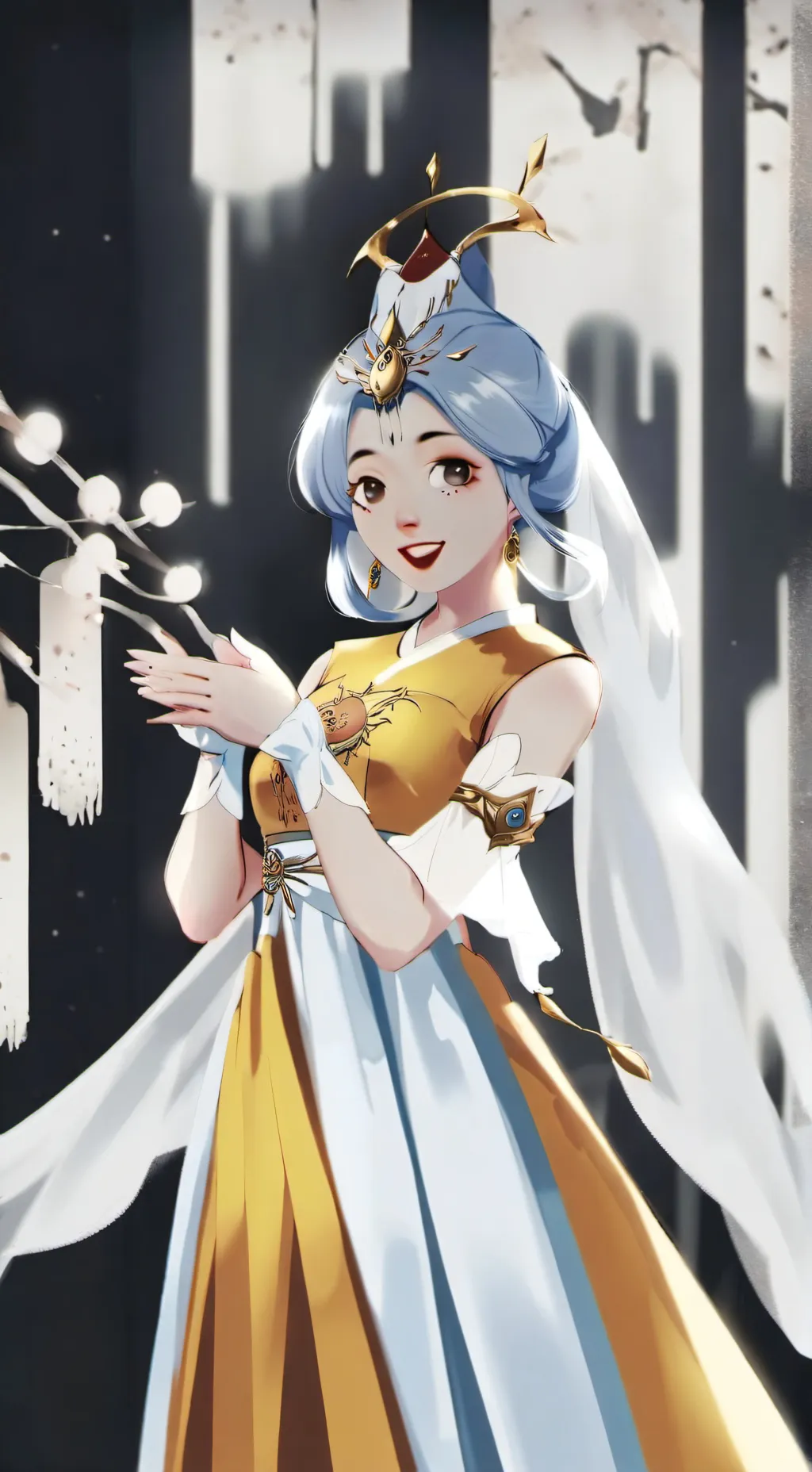 ai character: kpop demon hunters background