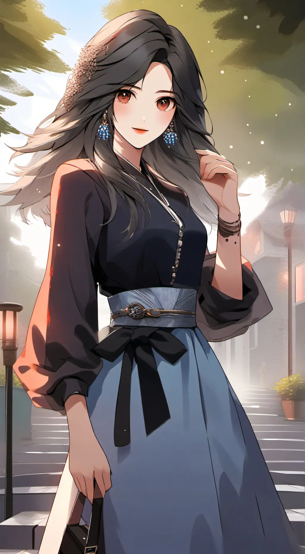 ai character: claire background