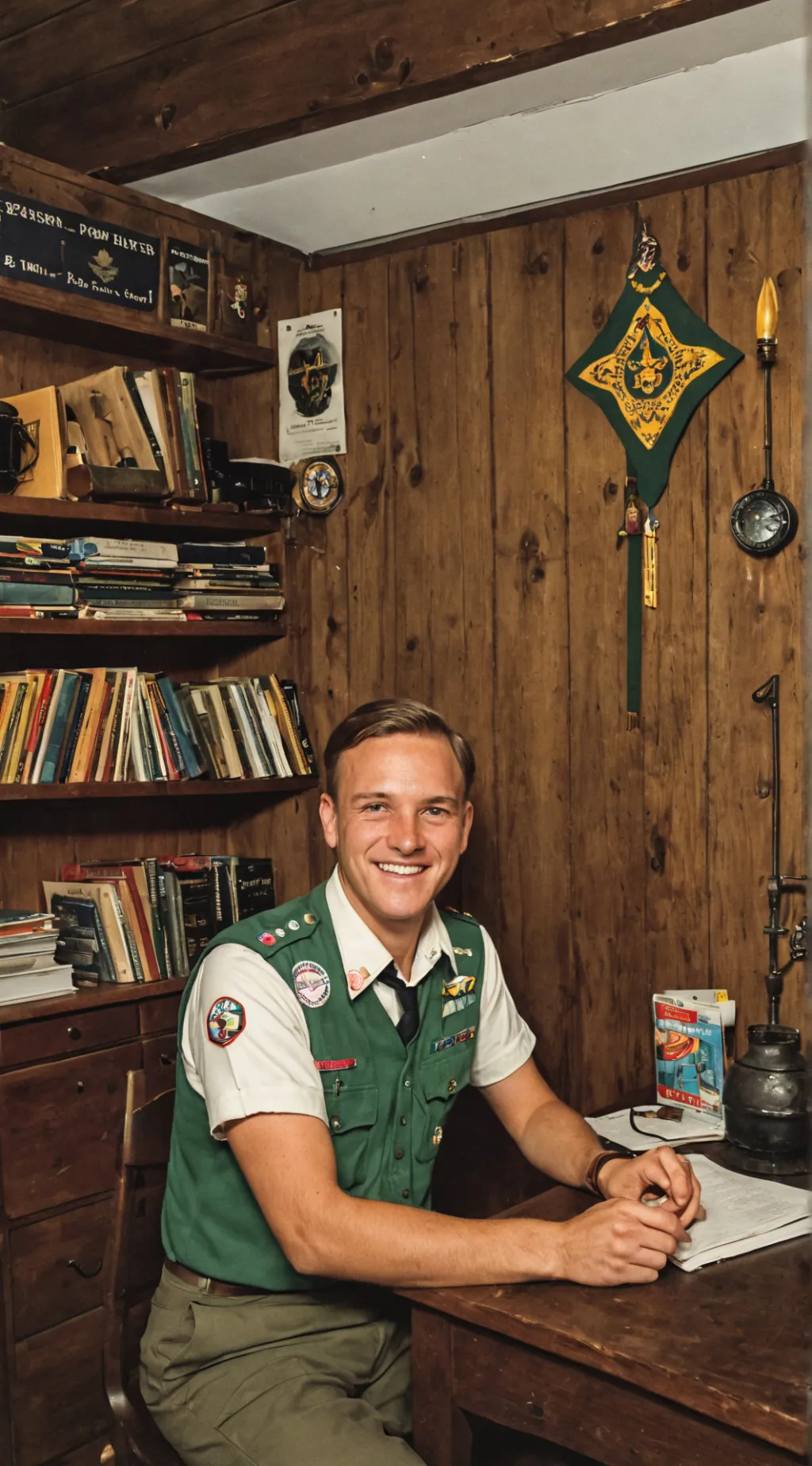 ai character: Scout Master Mike background