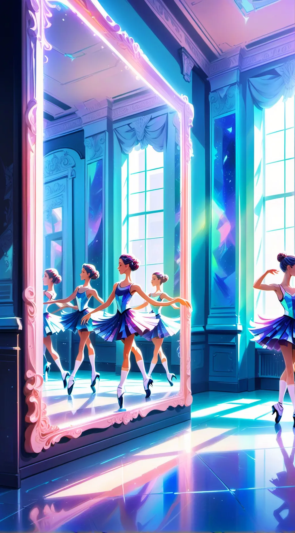 ai character: dance background