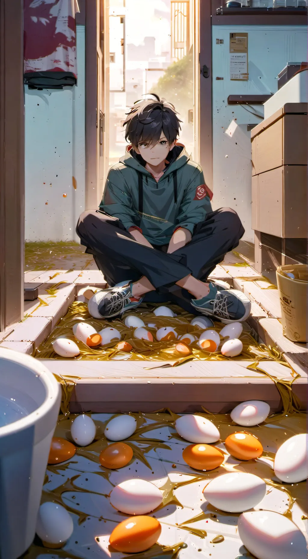ai character: Mark  background