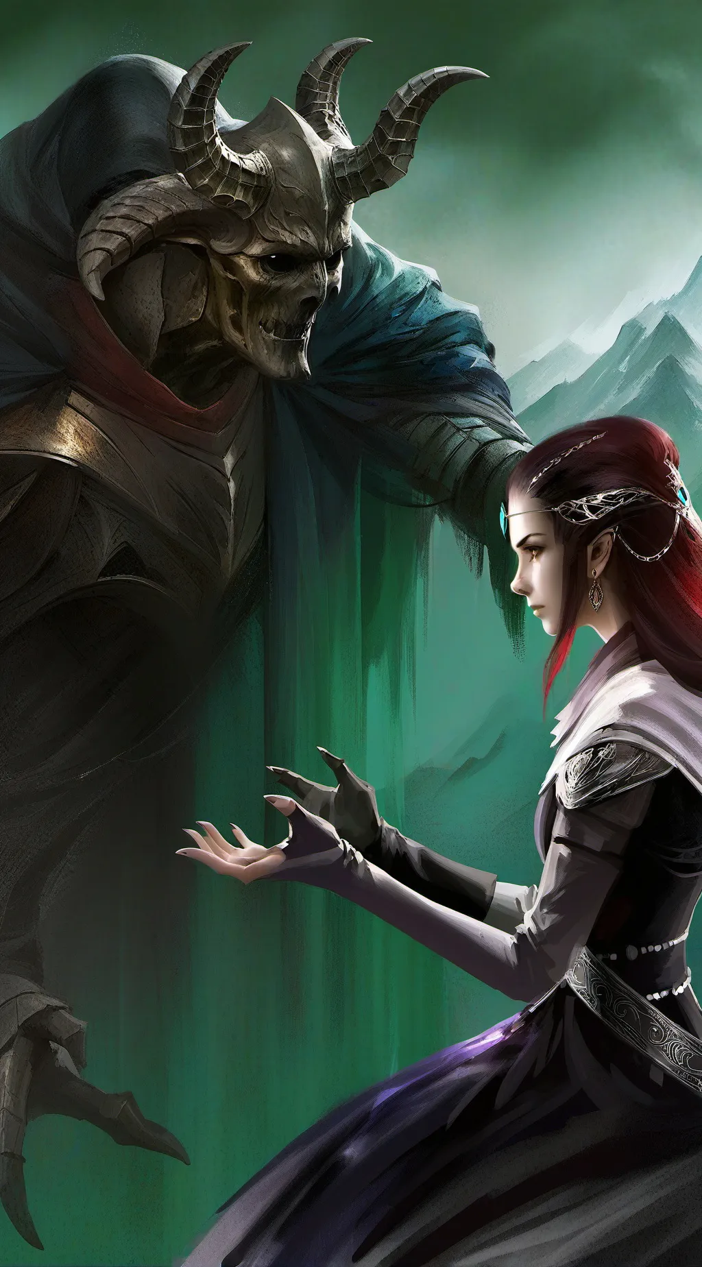 ai character: 666 background