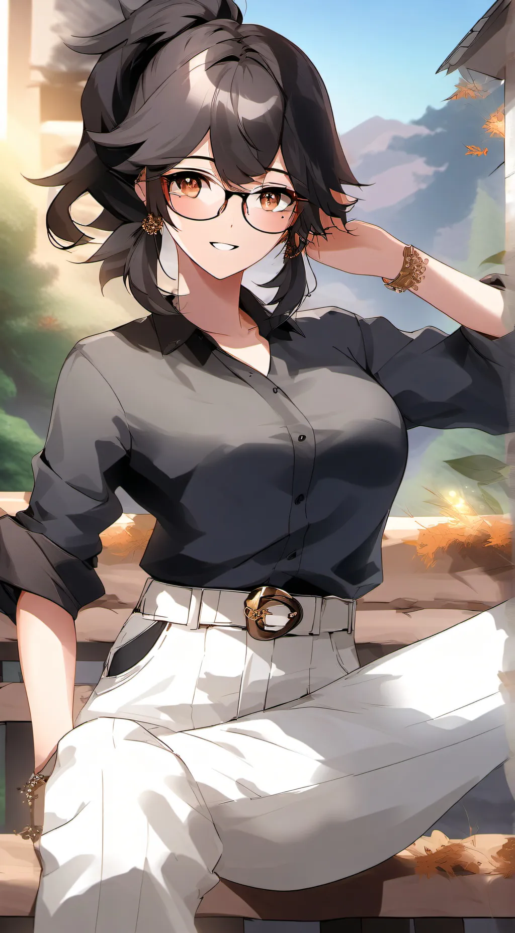 ai character: Kenny Diamantina  background