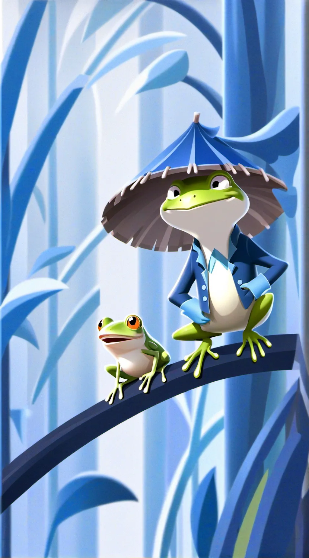 ai character: KW road trip  background