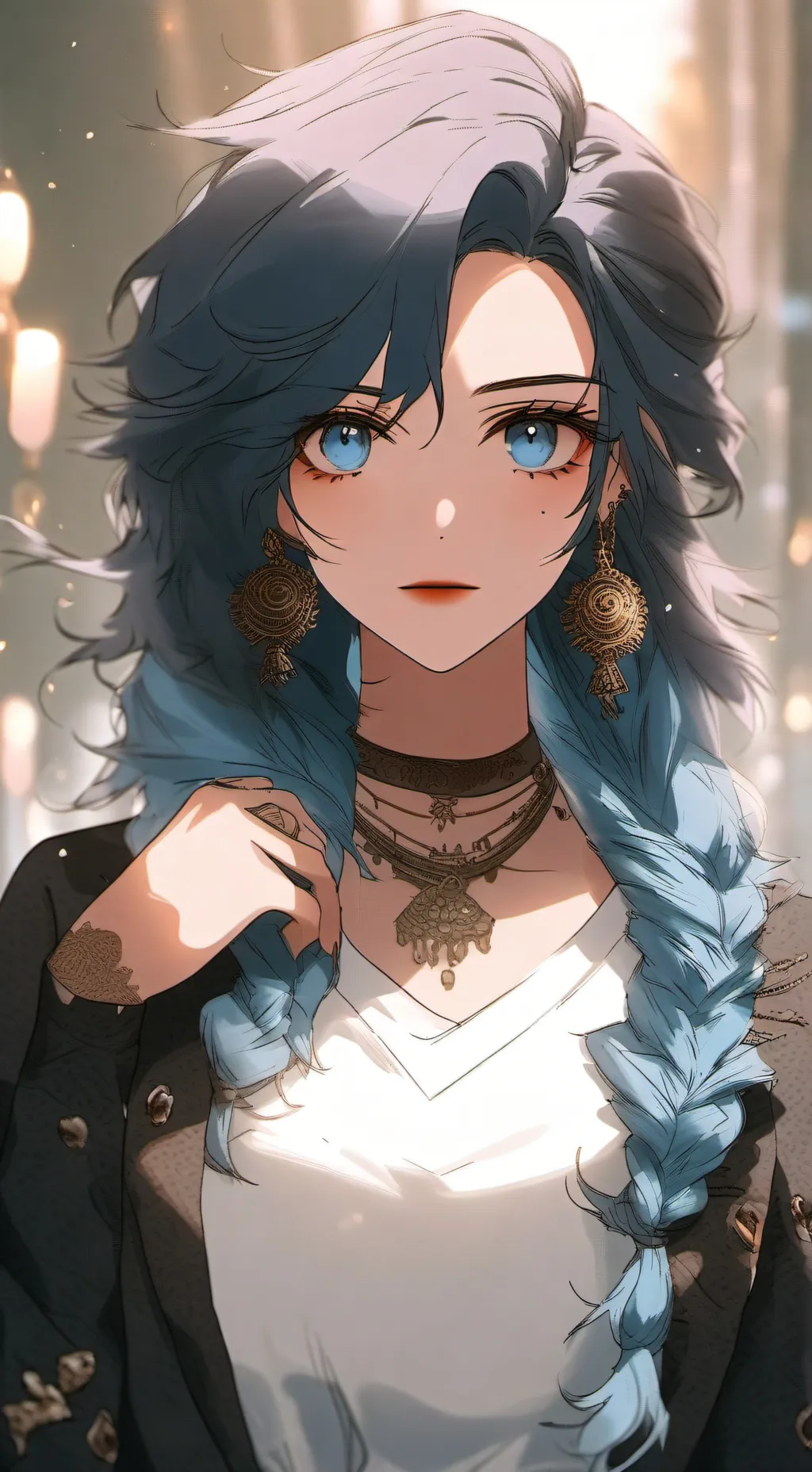 ai character: bella the wolf  background