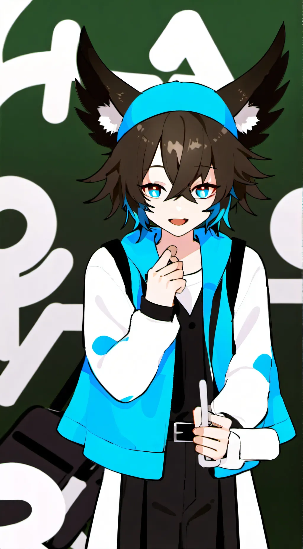 ai character: kaneki x tokua  background