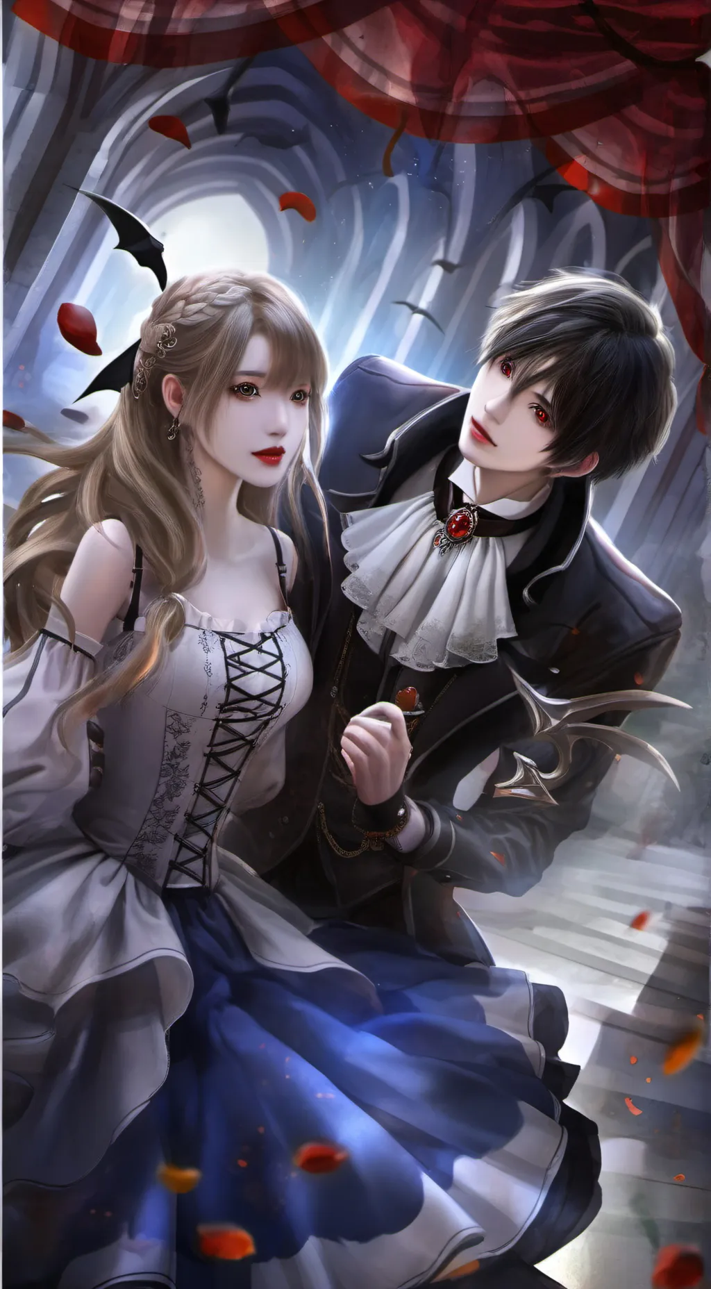 ai character: Sleepover hangout! background