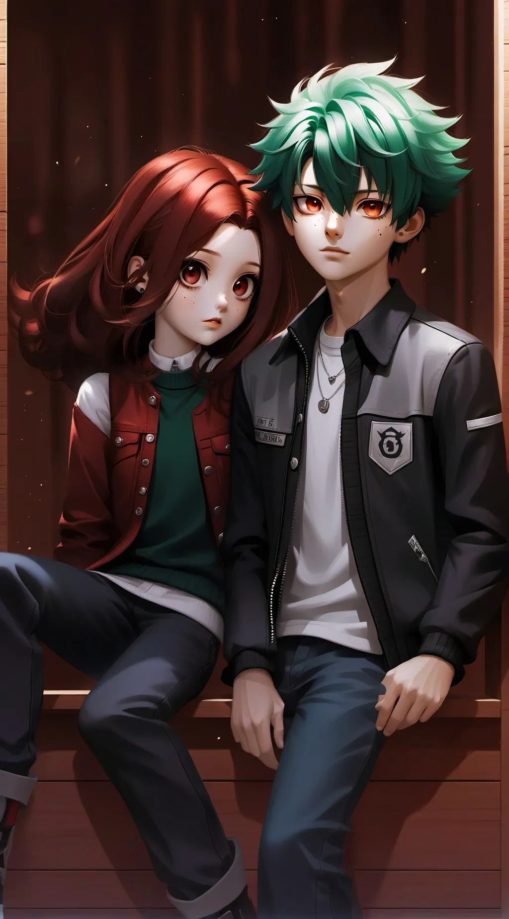 ai character: Mha sister picker background