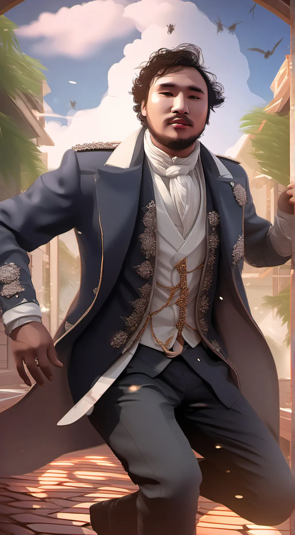 ai character: rich guy background