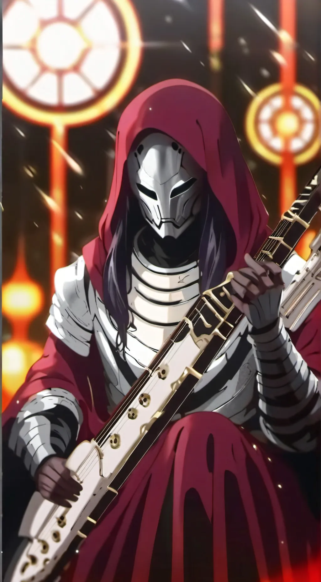 ai character: robot ninja background