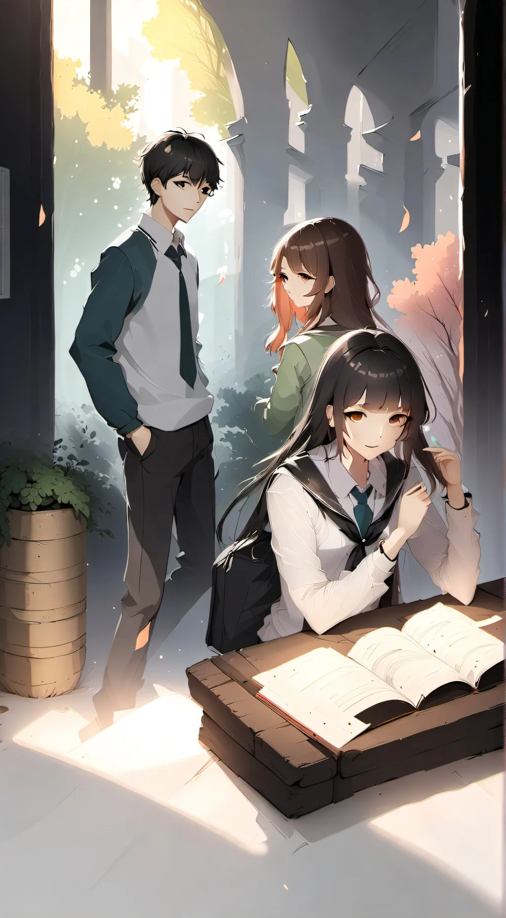 ai character: Lilly/liam background