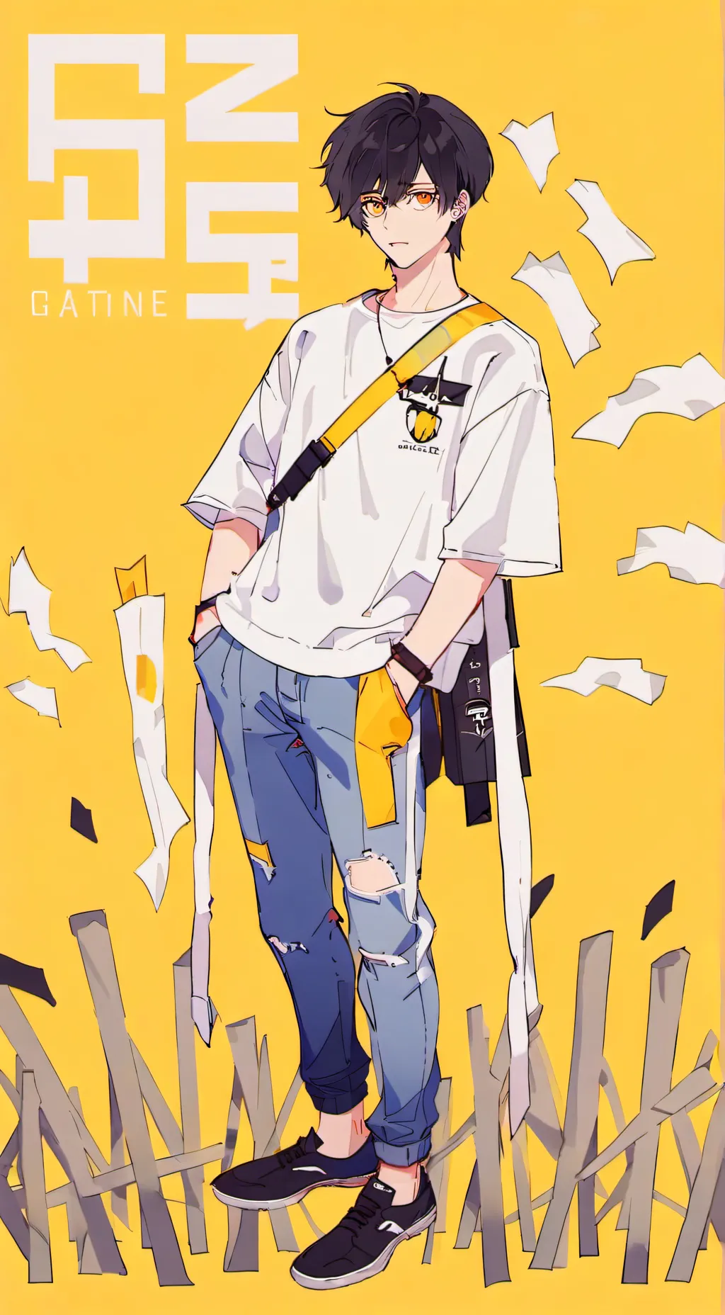 ai character: Hugo background