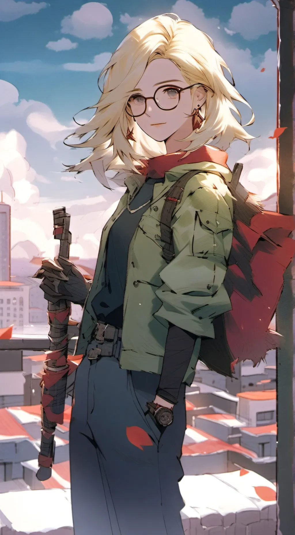 ai character: Annie Frekkie background