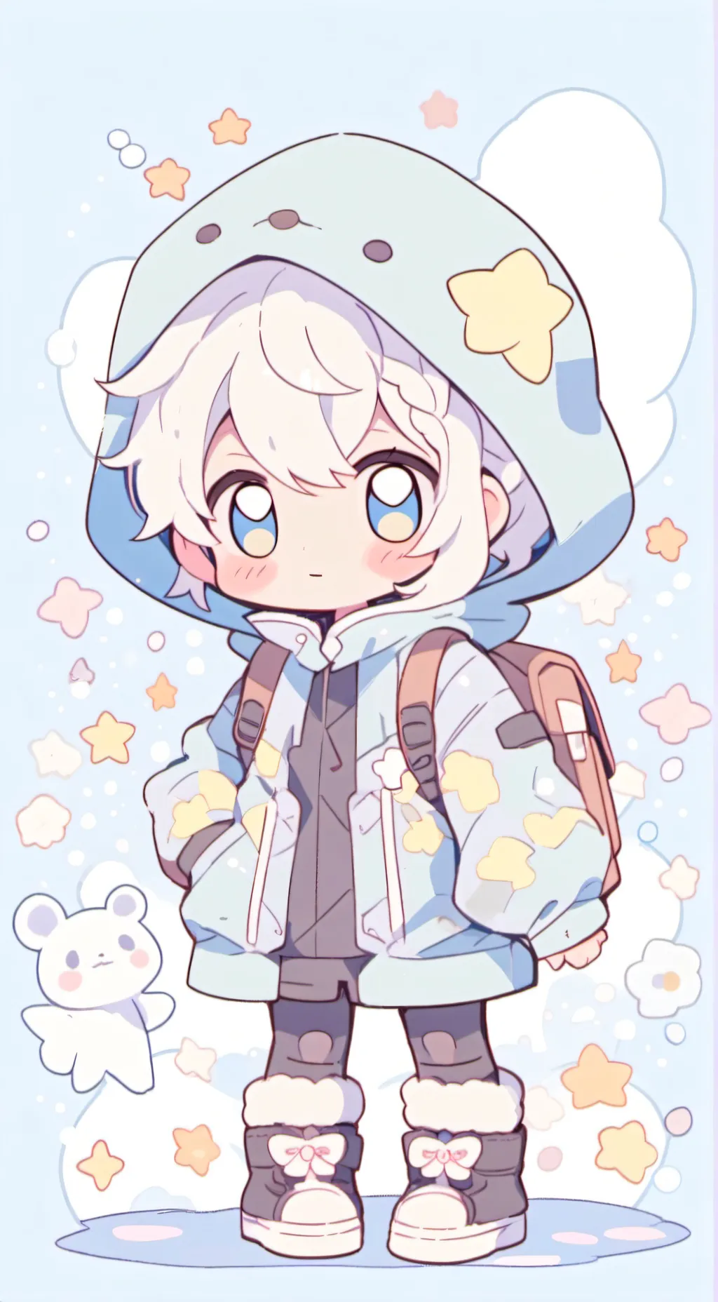 ai character: Leonardo😊 background
