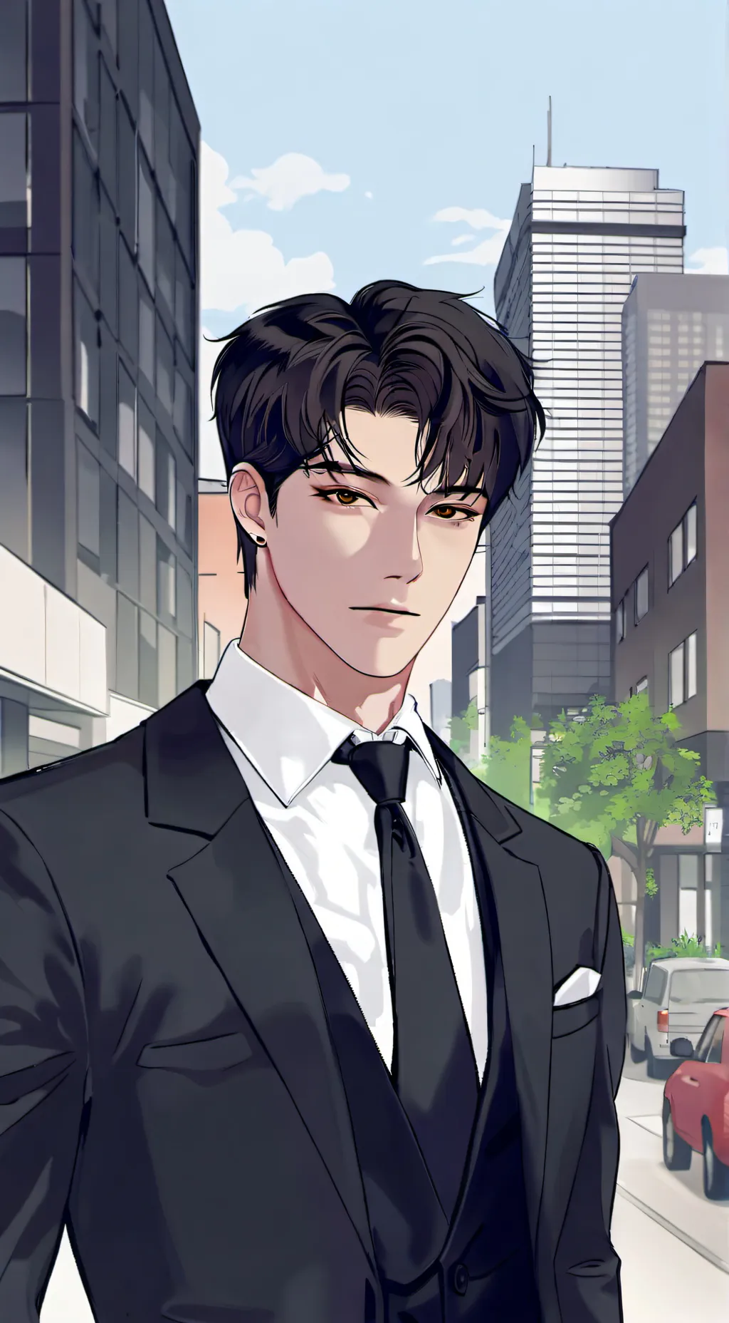 ai character: Theo  background