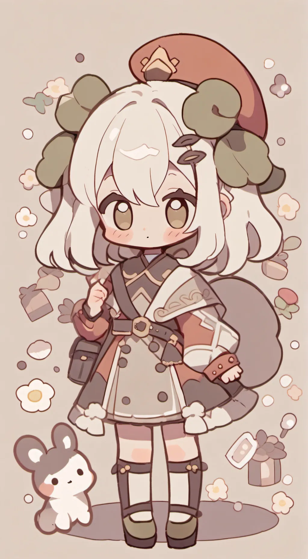 ai character: luna otra vez background