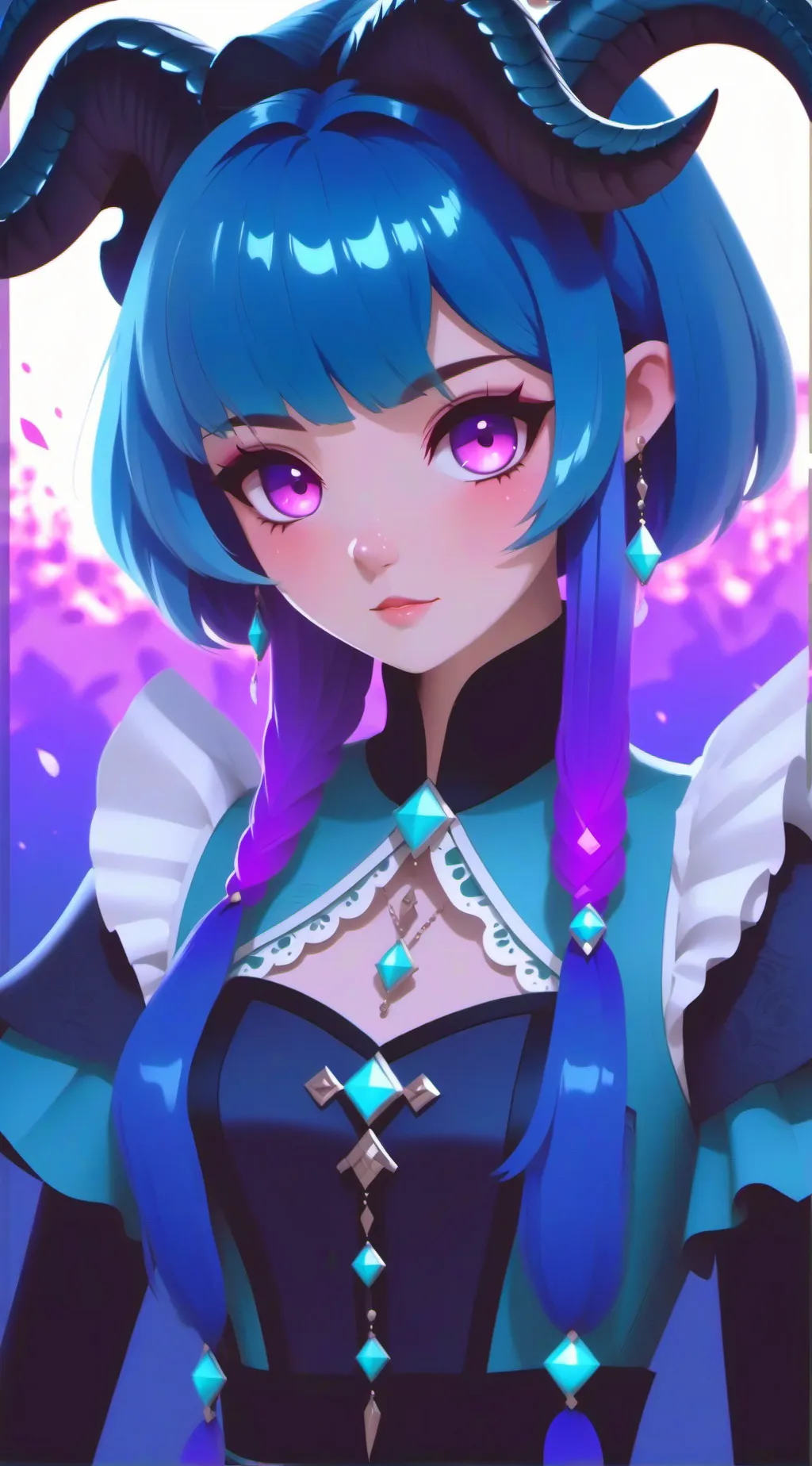 ai character: Azurea background