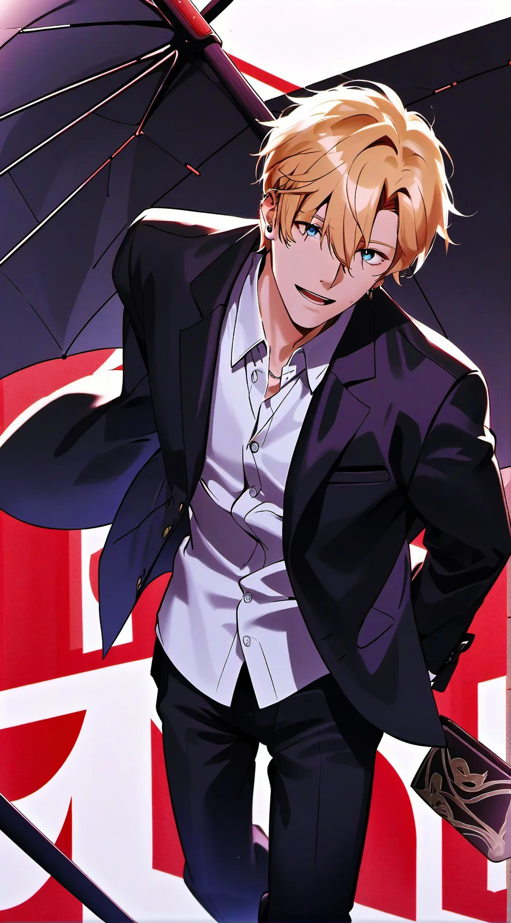 ai character: 小丑阿巴 background