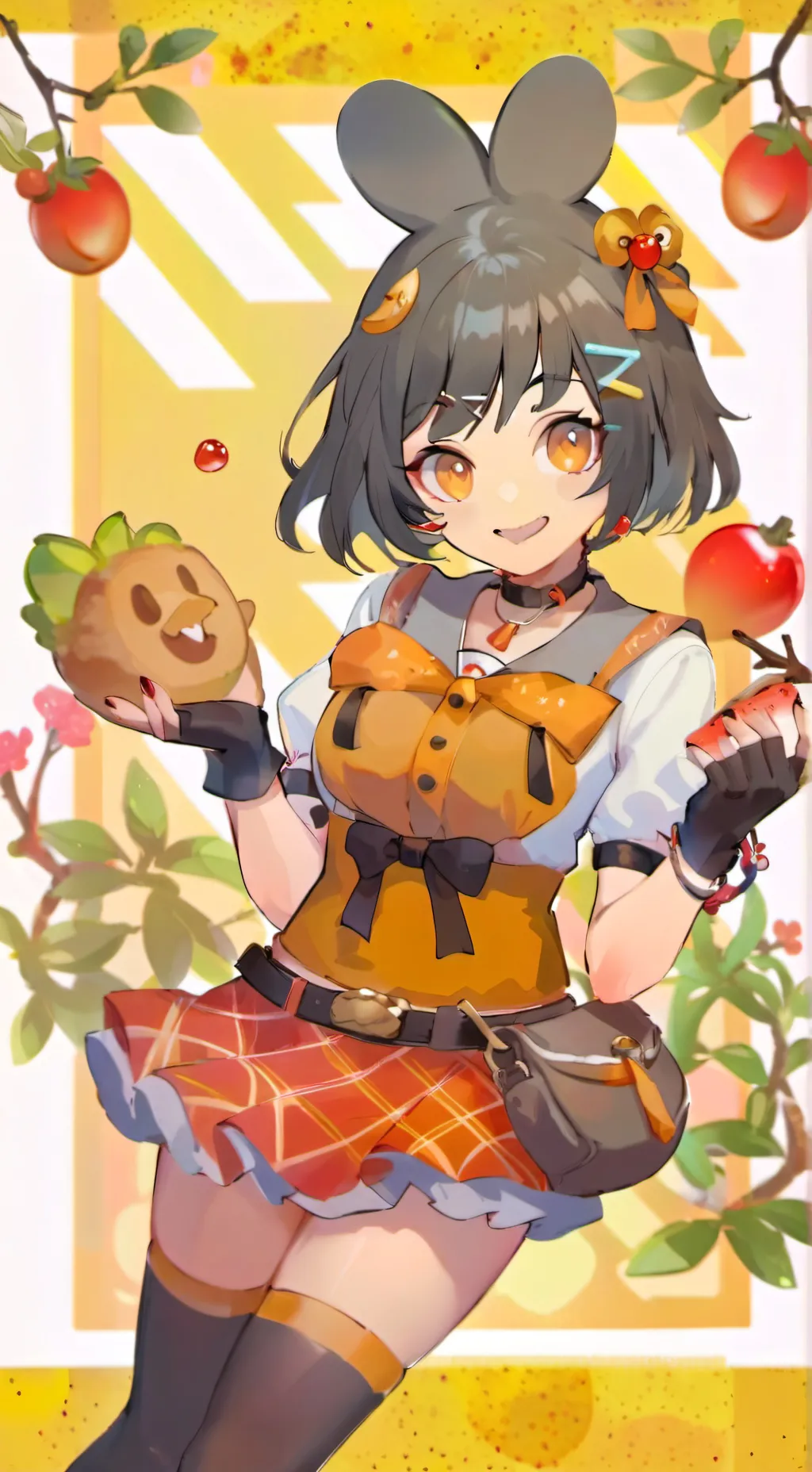 ai character: Tomato-chan background