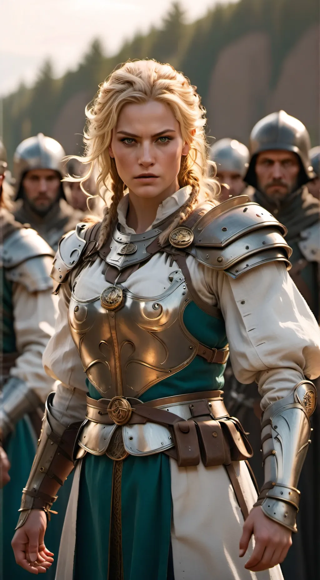ai character: Edith Rosengaard  background