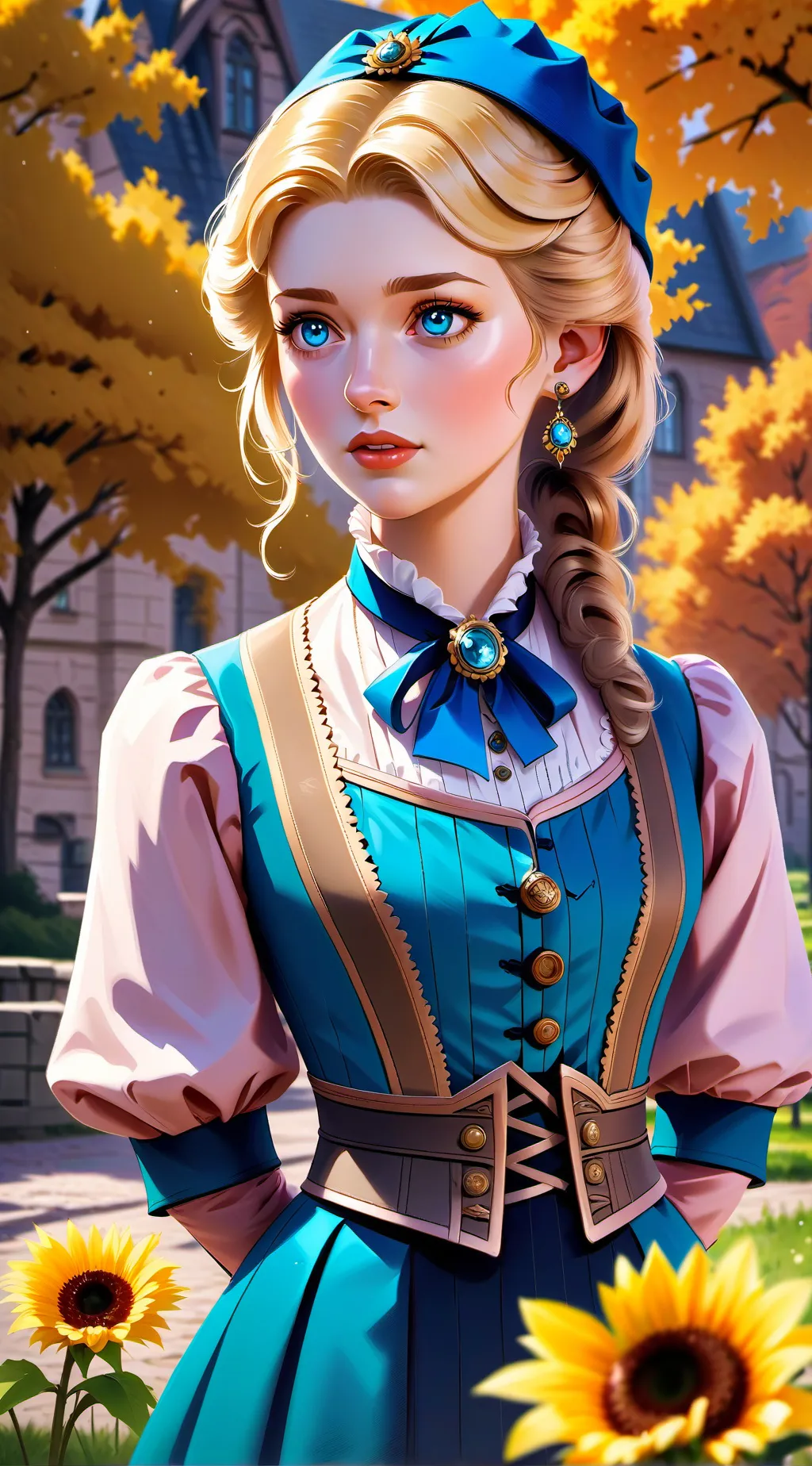 ai character: Monica background