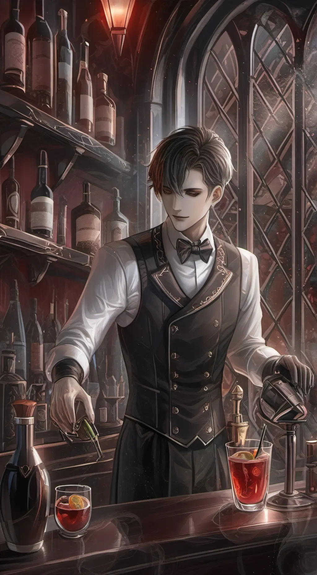 ai character: SH magic?!  background