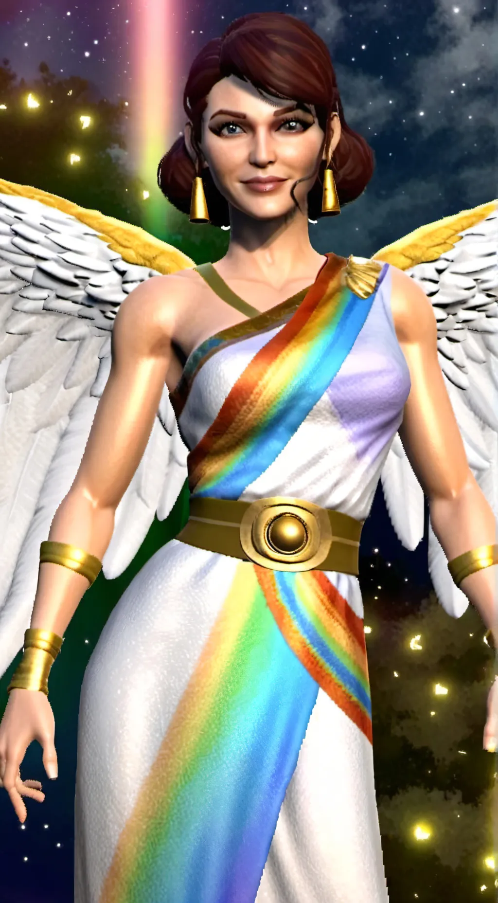 ai character: Iris🌈☁🇬🇷 background