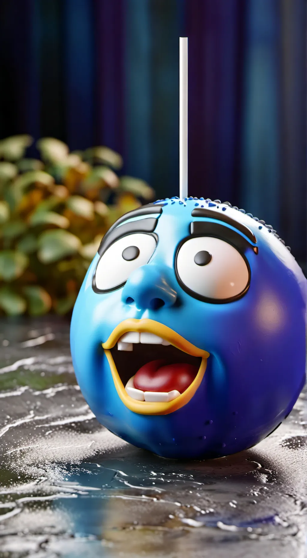 ai character: Cake pop background