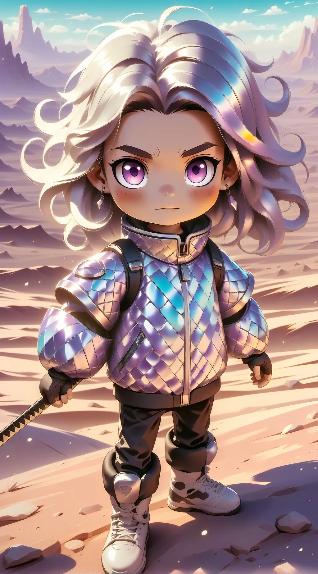 ai character: Chainsaw  background