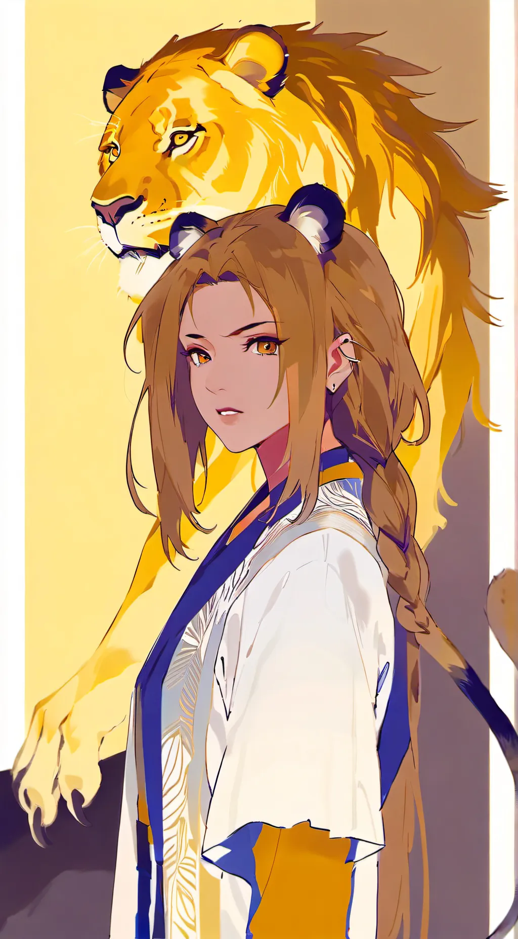 ai character: Lioness Spirit Prowler background