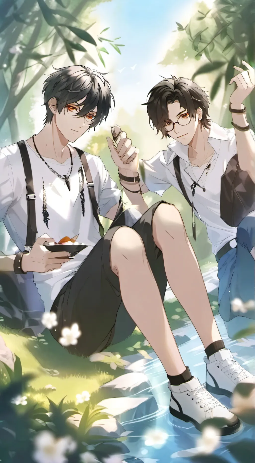 ai character: Jack and James  background