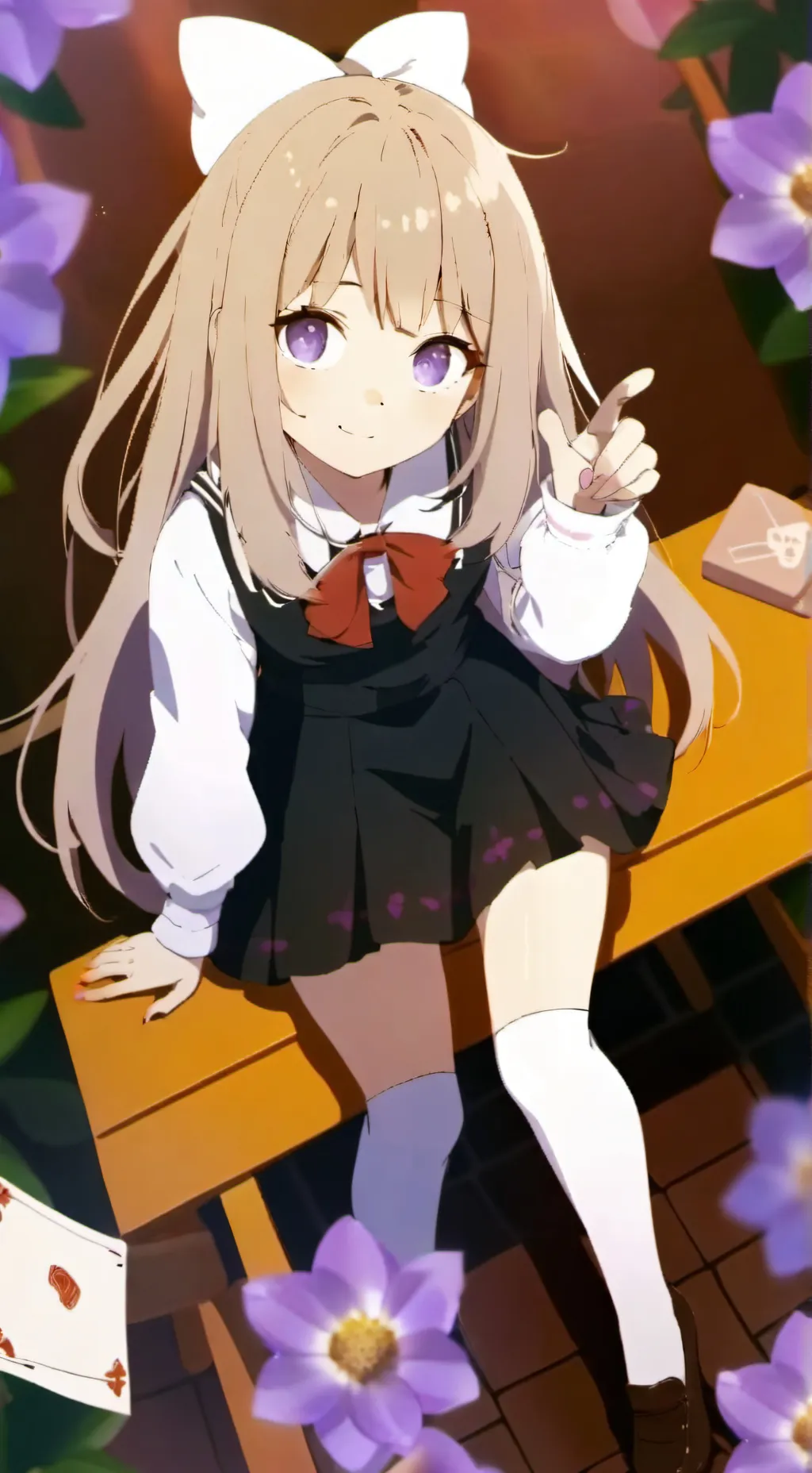 ai character: Crystal background